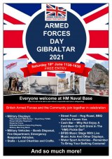 BRITISH FORCES GIBRALTAR TO HOST ARMED FORCES DAY EVENT